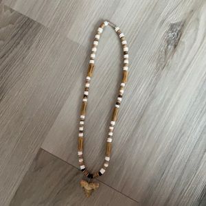 Shark tooth necklace